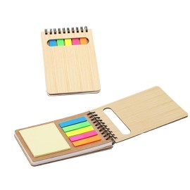 Eco-Friendly Pocket Notebook W/ Sticky Flags