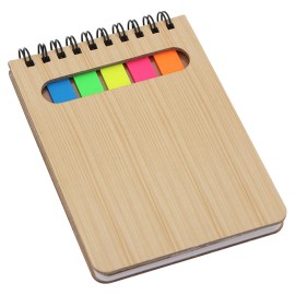 Eco-Friendly Pocket Notebook W/ Sticky Flags