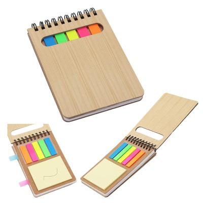 Eco-Friendly Pocket Notebook W/ Sticky Flags