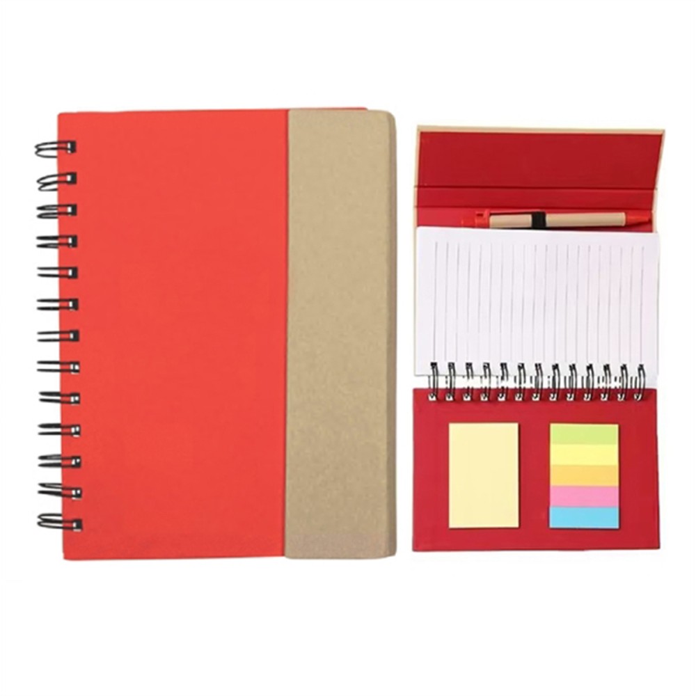 Magnetic Notebook W/ Sticky Notes & Flags