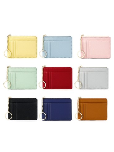 Zipper Card Holder With Multiple Slots