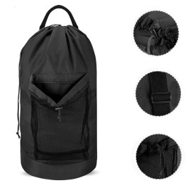 Laundry Backpack W/  Mesh Pocket