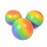 Rainbow Stress Reliever Ball Toy