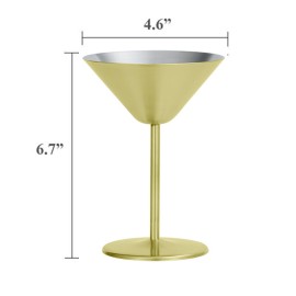 Stainless Steel Martini Goblet