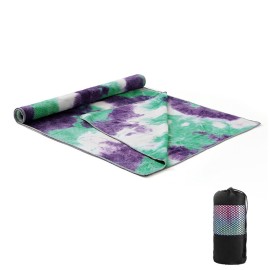 Non Slip Tie-Dye Yoga Towel