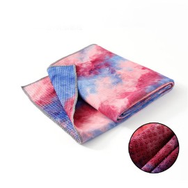 Non Slip Tie-Dye Yoga Towel
