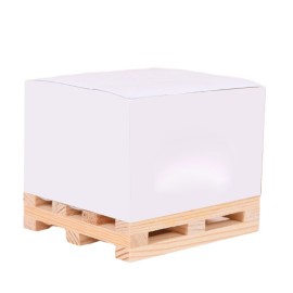 Adhesive Cube on Mini Pallet