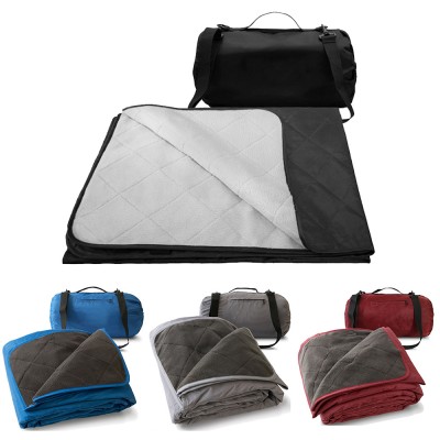 Cozy Polar Fleece Camping Blanket