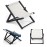 Folding Beach Chair with Built-in Mobile Phone Holder